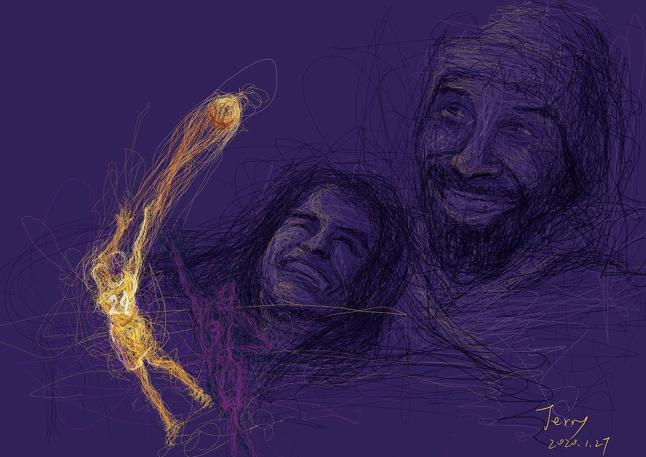 学习新画法,向曼巴致敬