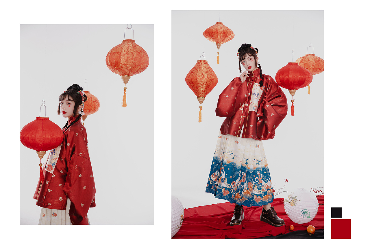 2020的汉服设计总结与分享（图ZMjM4MTQwMzI0） - 传统/民族服饰 - 站酷设计师懒人是青雀儿原创素材 - 站酷ZCOOL