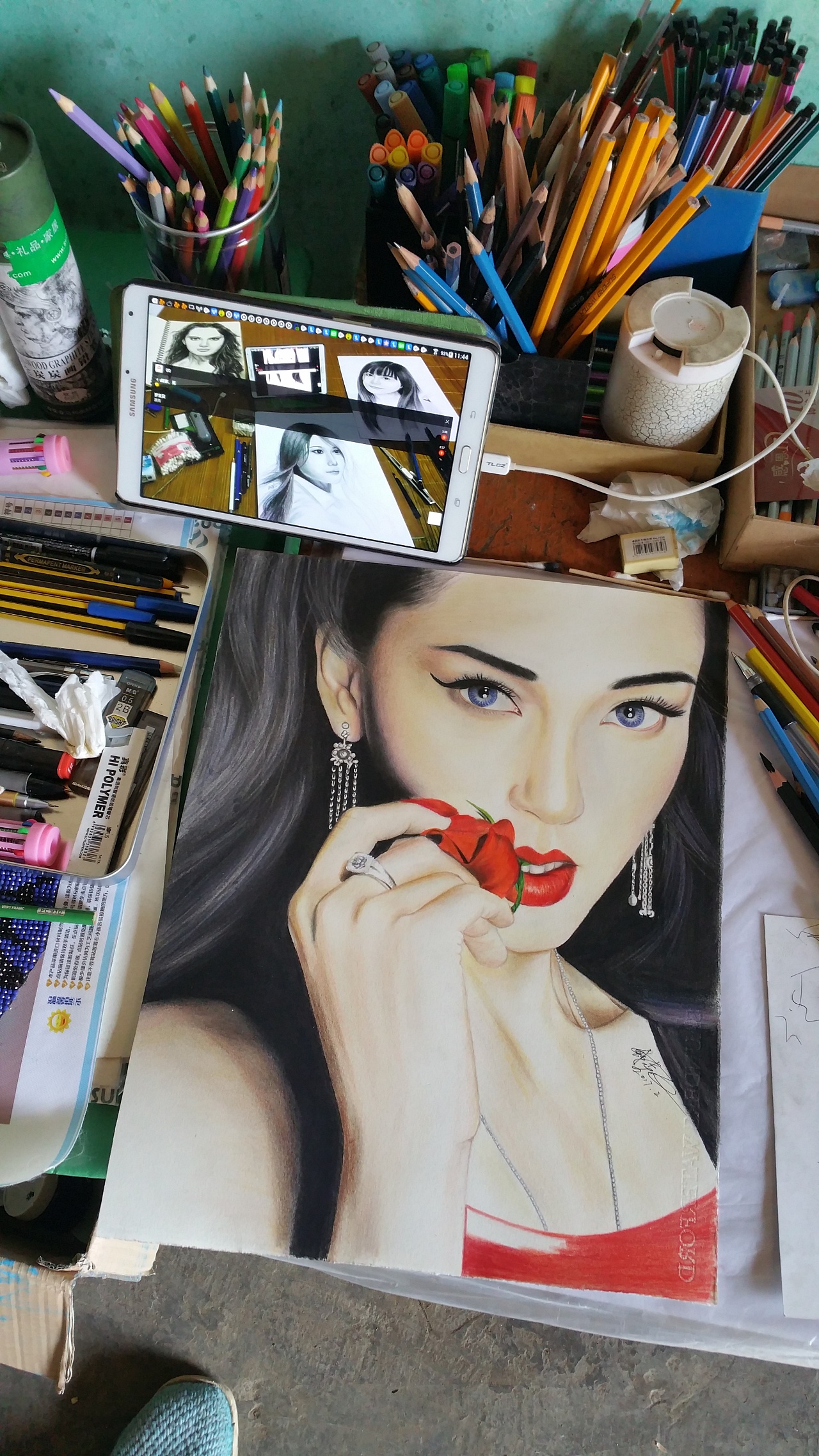 自由画——钱忠飞