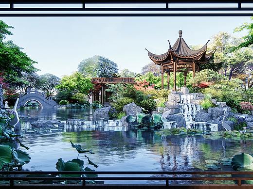 2020 04 中式住宅示范区景观