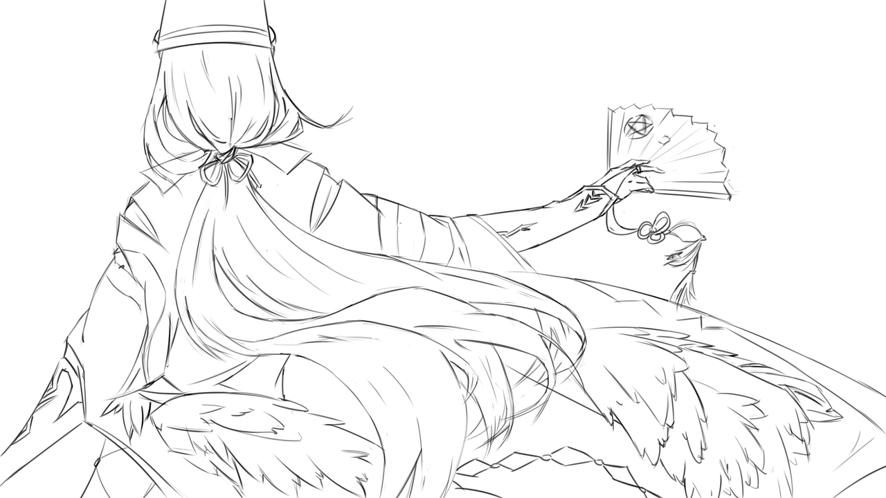 阴阳师手绘插画（贰）（图ZMjI4ODcwMTQ4） - 创作习作 - 站酷设计师那是凯呀原创素材 - 站酷ZCOOL