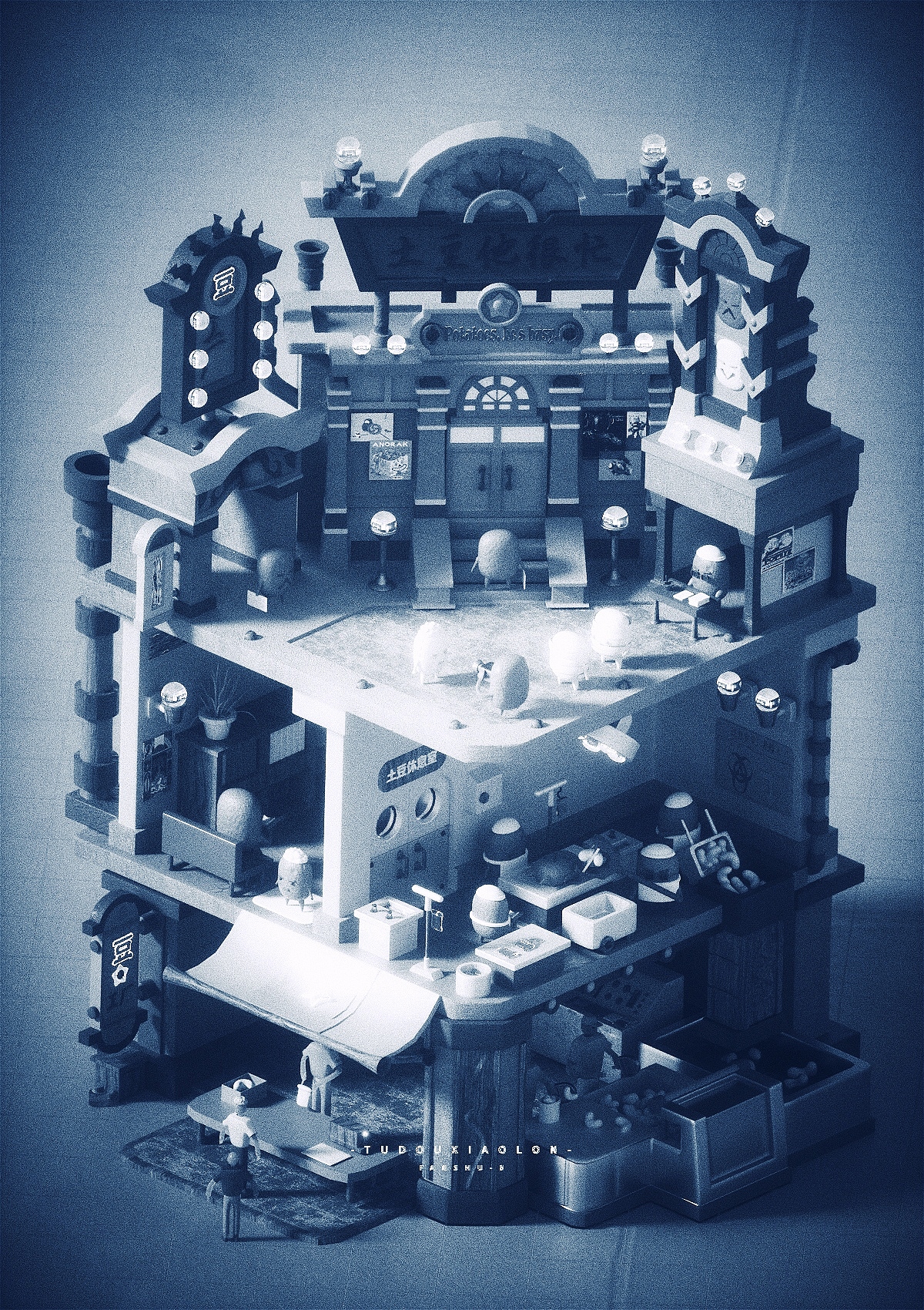 近期OC渲染合集（图ZMTk3NDcwMzg0） - 其他三维 - 站酷设计师我叫番薯负6原创素材 - 站酷ZCOOL