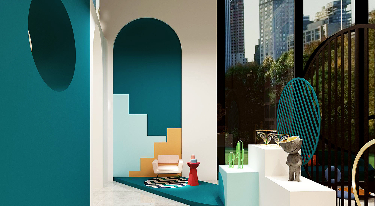 【商业空间设计】造作旗舰店