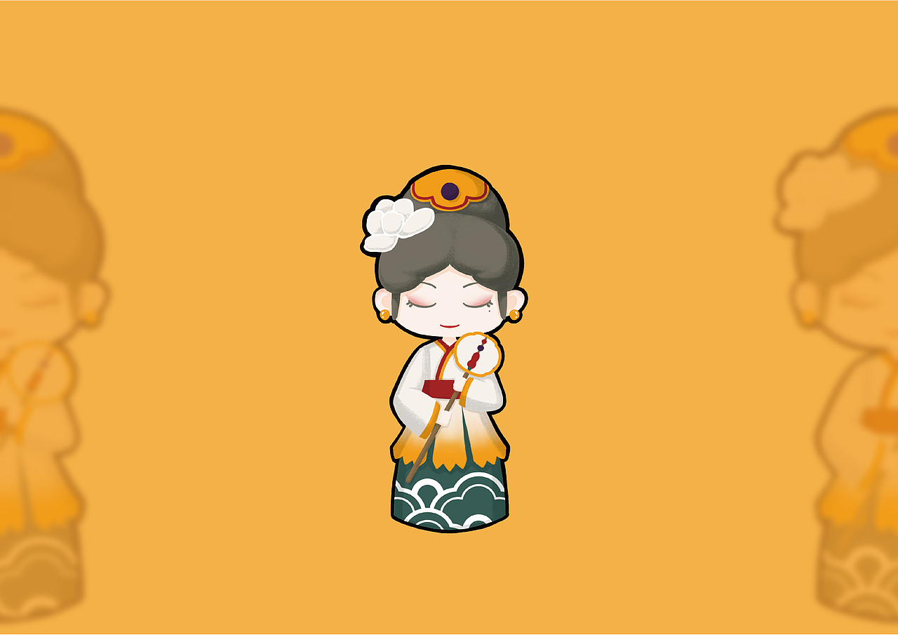 【宇宙土鸡蛋】“扇美人”系列盲盒设计 | 摸鱼快乐（图ZMTk4ODYwOTY0） - 玩具 - 站酷设计师宇宙土鸡蛋原创素材 - 站酷ZCOOL