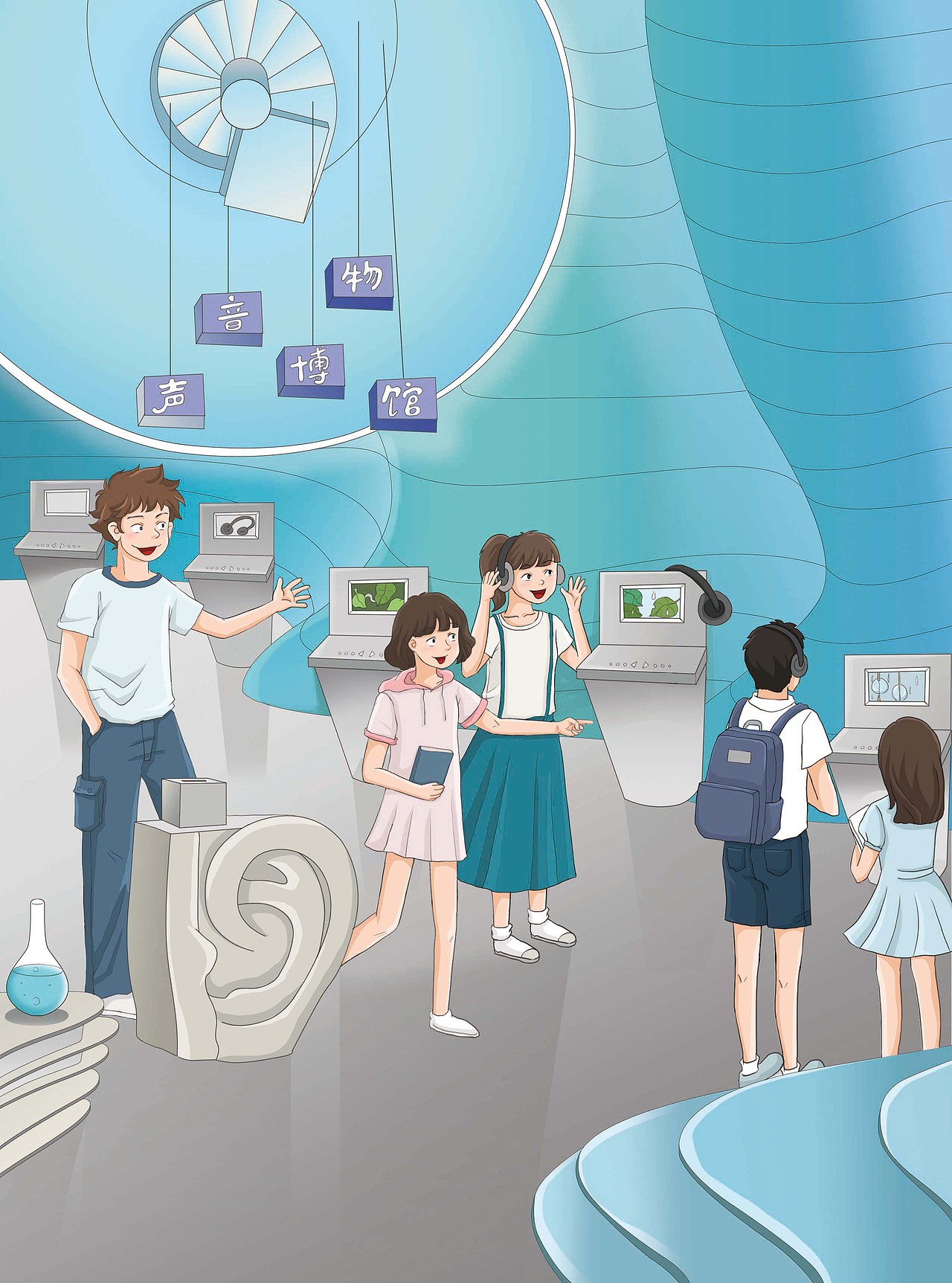 【電腦手繪漫畫】少兒類單幅漫畫-已商用（圖ZMjI1NTAxMDY4） - 商業(yè)插畫 - 站酷設(shè)計(jì)師北極以北821015原創(chuàng)素材 - 站酷ZCOOL