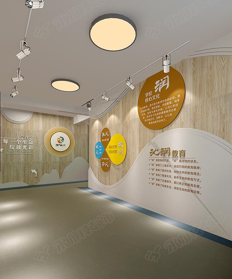 中小学校园文化建设图片—走廊文化设计