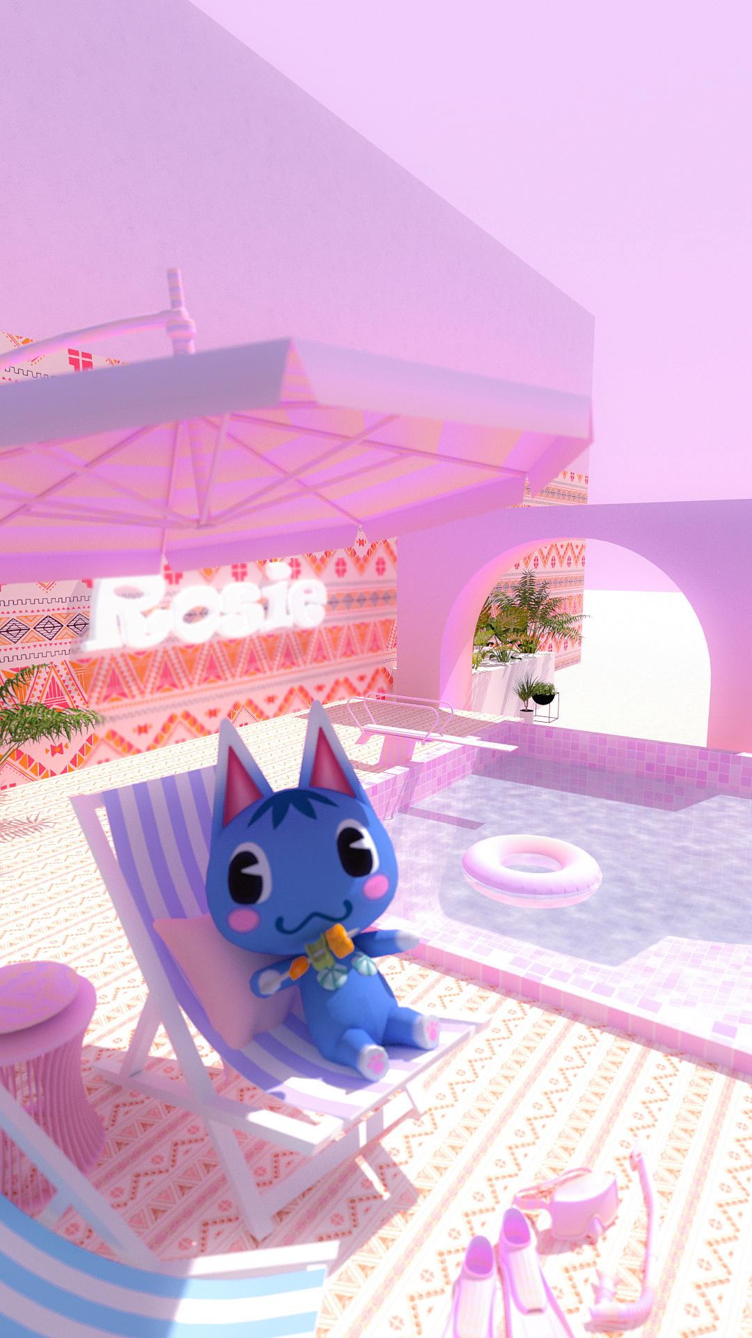 动物森友会-小动物的夏天（图ZMjE5NDEyNjg0） - 场景 - 站酷设计师王小包1996原创素材 - 站酷ZCOOL