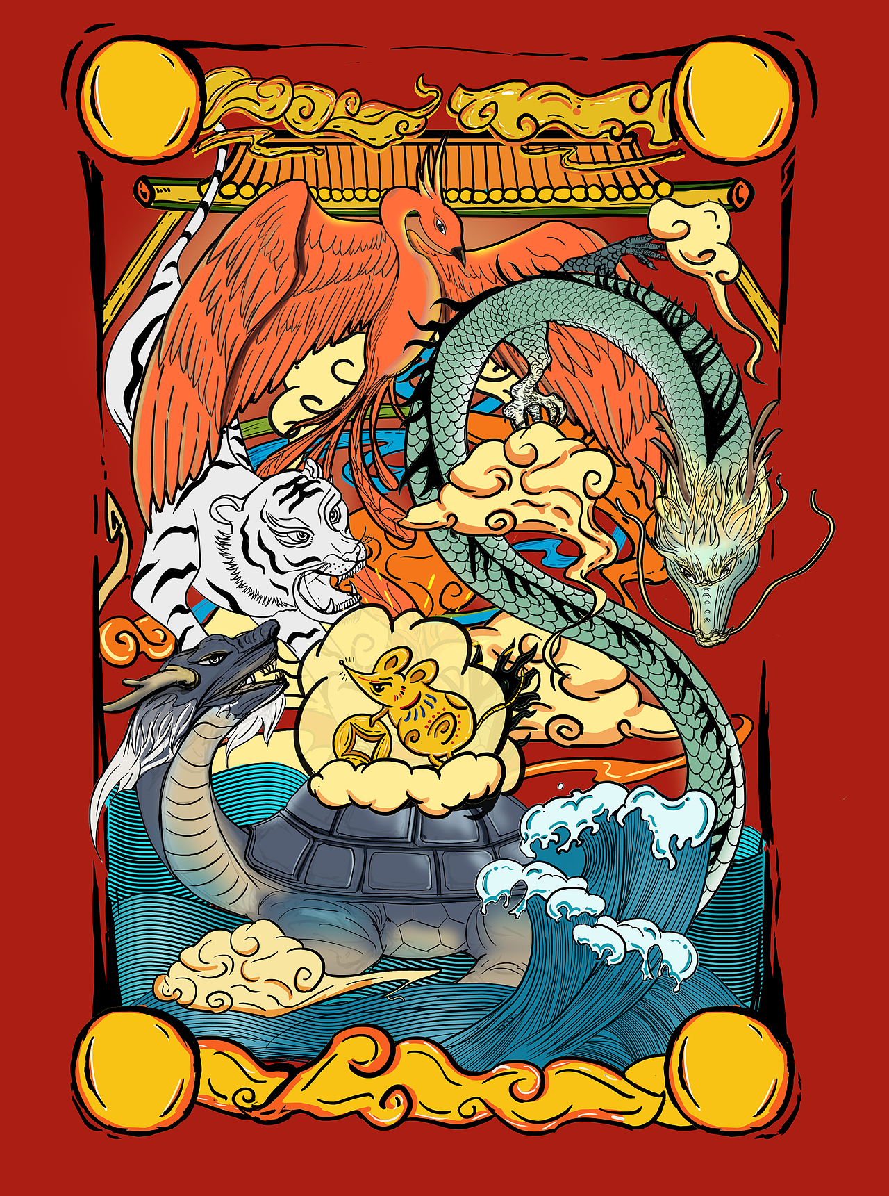 鼠年插画合集（图ZMjA1Nzk5Mzg0） - 商业插画 - 站酷设计师火龙果君原创素材 - 站酷ZCOOL