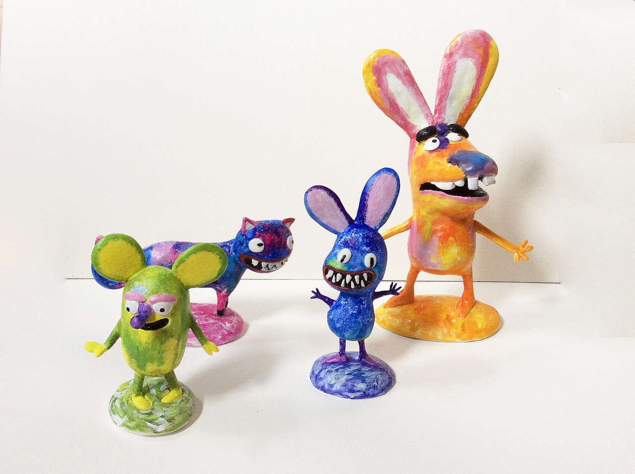 帮朋友做的软陶泥手办公仔（图ZNDk5NDUxNDQ=） - 手办/模玩 - 站酷设计师儿童插画师原创素材 - 站酷ZCOOL