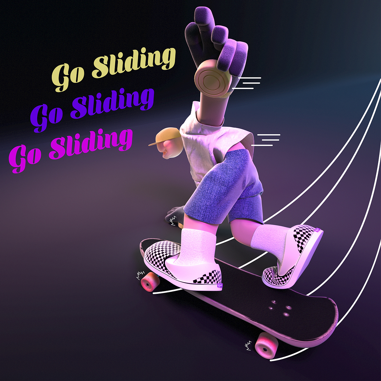 Skateboy Bob/2020/去梦里云滑板（图ZMjAyMDI5ODcy） - 人物/生物 - 站酷设计师q1lin原创素材 - 站酷ZCOOL