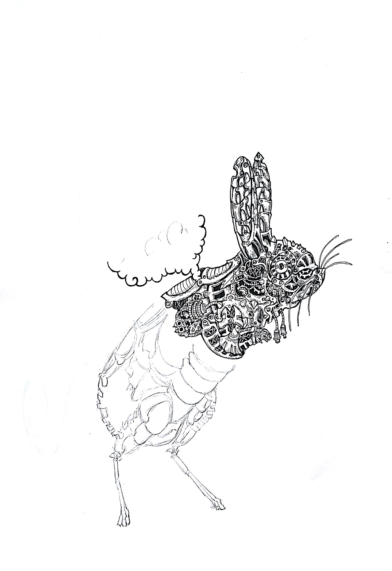 机械兔92|插画|创作习作|李酱儿 - 原创作品 - 站酷 (zcool)