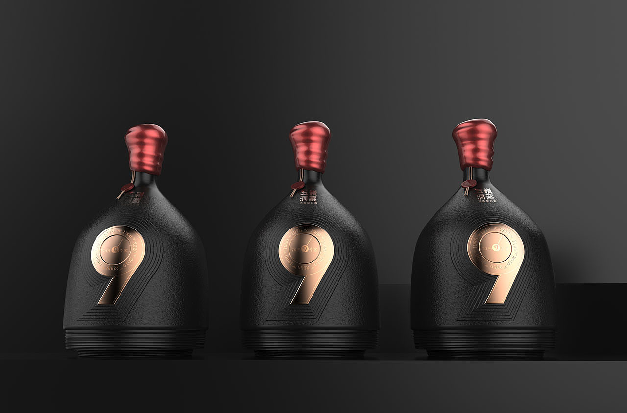 酒仙网×五领洞藏×九号窖池×袁志勇 白酒包装设计（图ZMjU2NDY0NDA4） - 包装 - 站酷设计师袁志勇原创素材 - 站酷ZCOOL