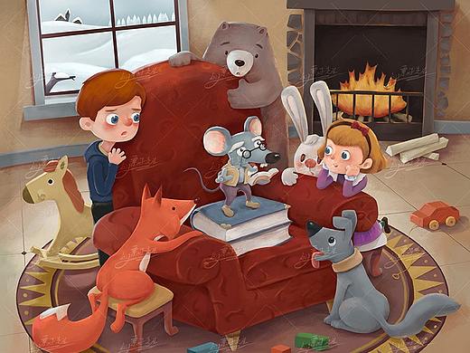 故事大王（個(gè)人主頁-ZNTMxNjI5MjA=） - 兒童插畫 - 站酷設(shè)計(jì)師栗子先生sk原創(chuàng)素材 - 站酷ZCOOL