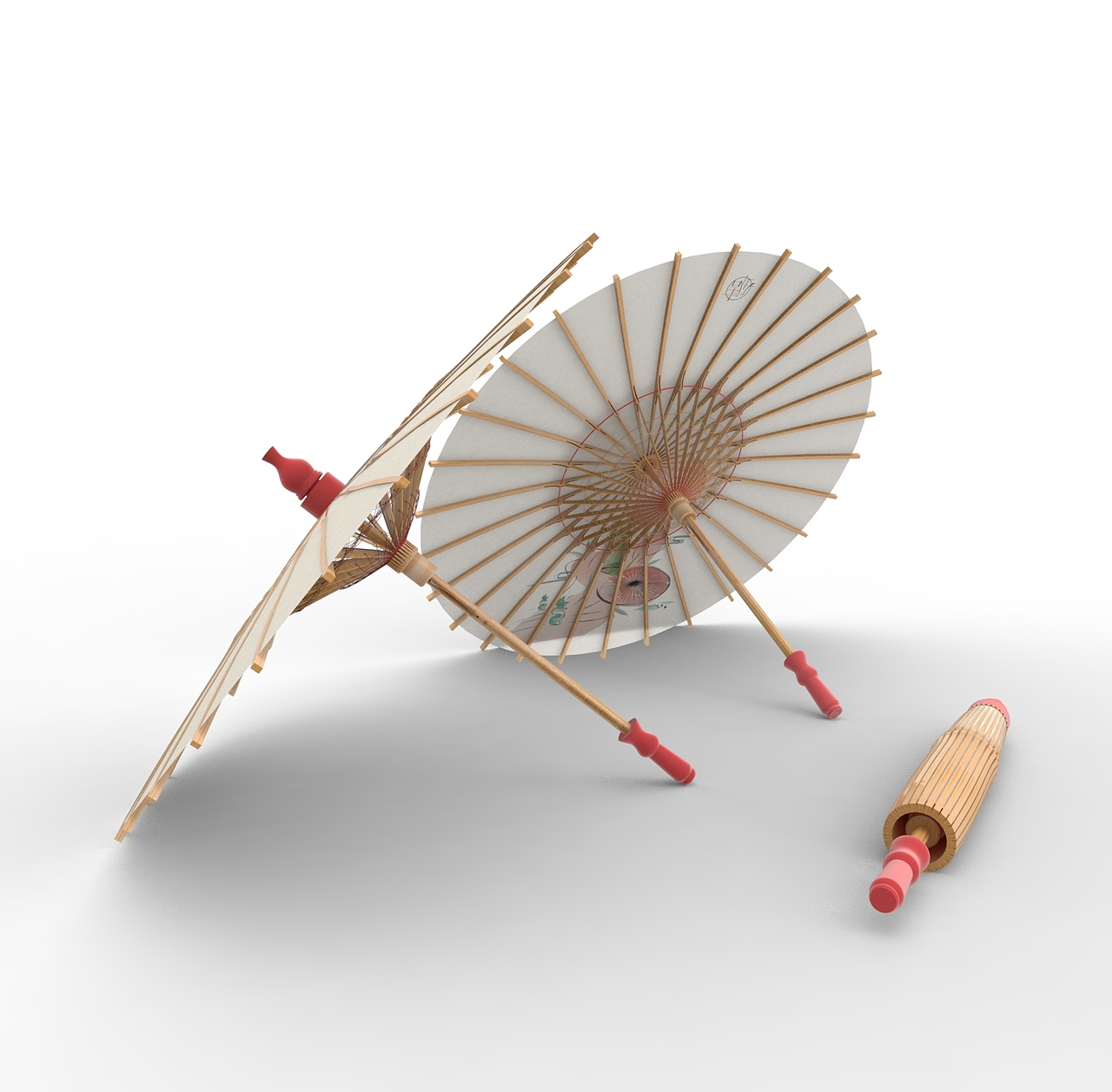 西湖绸伞的研究设计