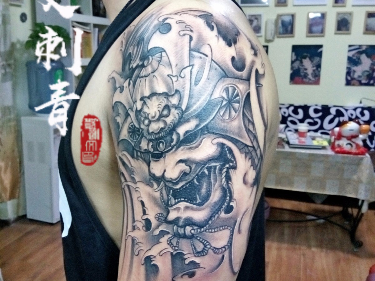 日式传统刺青之鬼若丸纹身 - 知乎