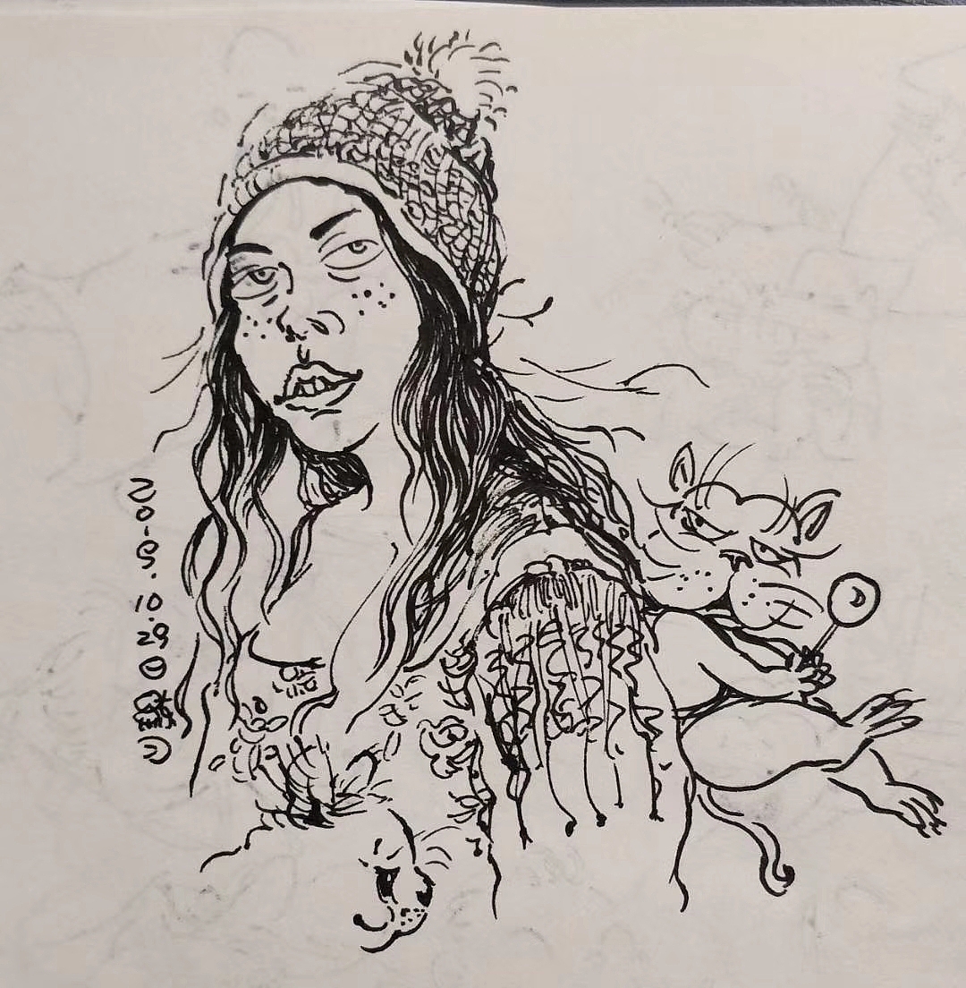 线描小稿（图ZMTk0MTYwMjE2） - 创作习作 - 站酷设计师无意漫画原创素材 - 站酷ZCOOL