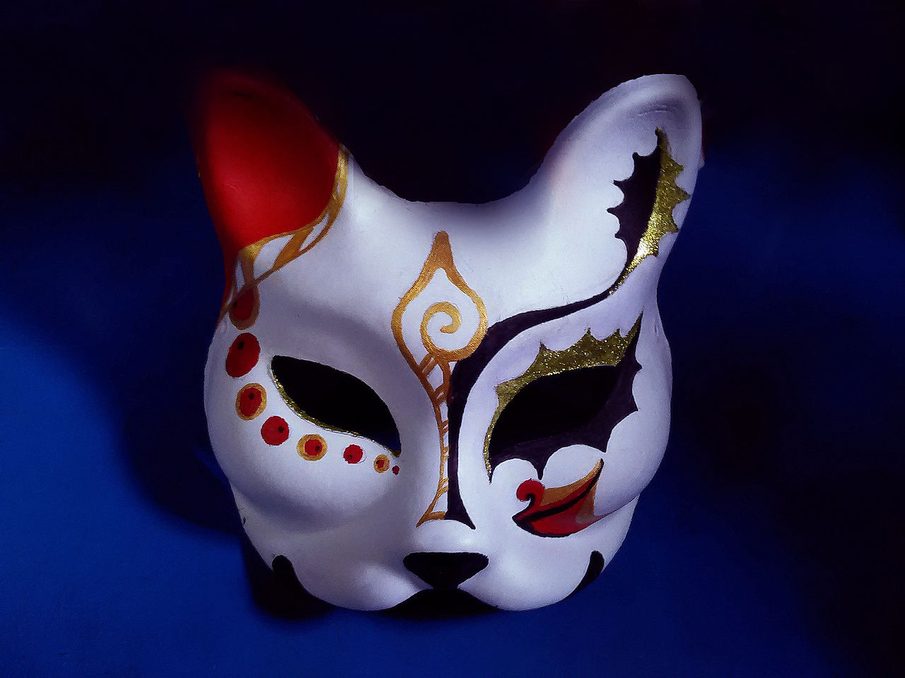 圣诞主题的手绘面具|插画|创作习作|曈之当下 - 原创作品 - 站酷