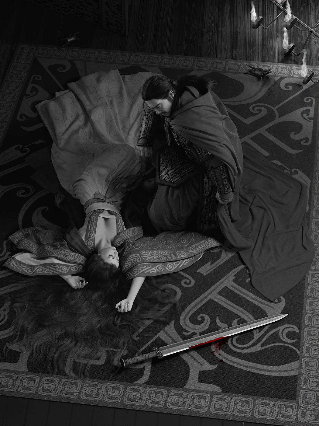Farewell My Concubine（图ZMTM1NTY3NDg=） - 其他三维 - 站酷设计师余沧海Alex原创素材 - 站酷ZCOOL