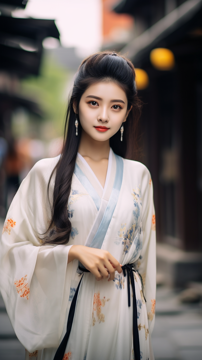 穿汉服的小姐姐6|汉服设计