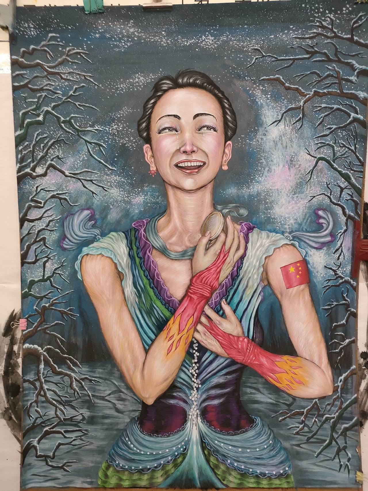 冰舞少女|纯艺术|绘画|z815045762_原创作品-站酷(zcool)