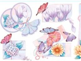 和纸胶带水彩手帐设计