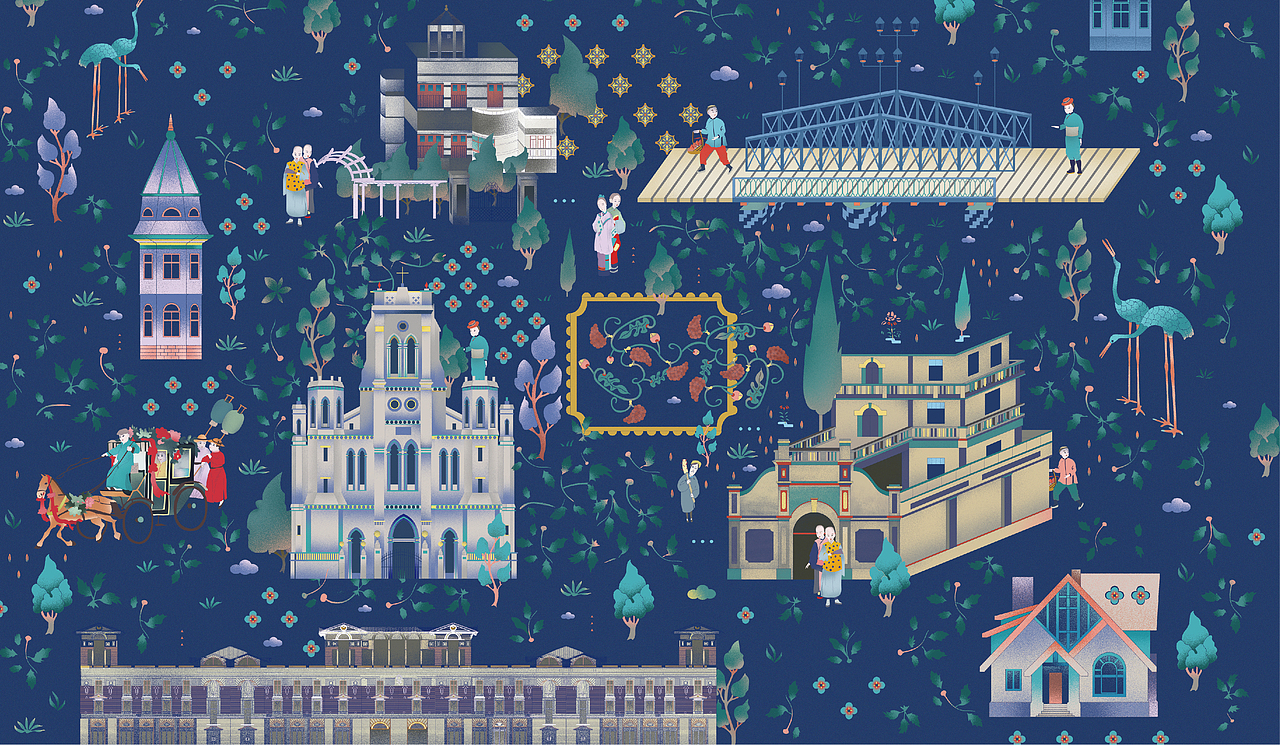 插畫創(chuàng)作／商業(yè)合作插畫（圖ZMjE5ODIzMzA0） - 商業(yè)插畫 - 站酷設(shè)計師晴山造物原創(chuàng)素材 - 站酷ZCOOL