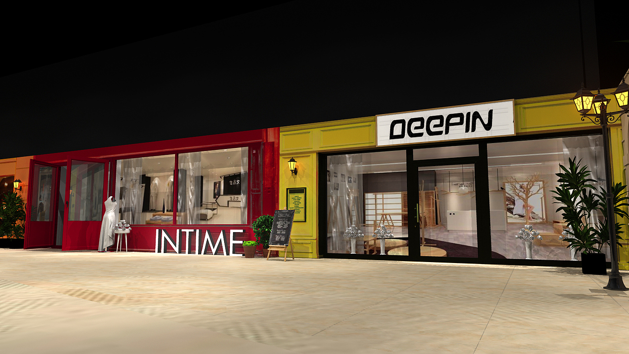 西溪银泰通道设计（图ZMjMzMTQwNzI4） - 其他三维 - 站酷设计师长大的彼得潘原创素材 - 站酷ZCOOL