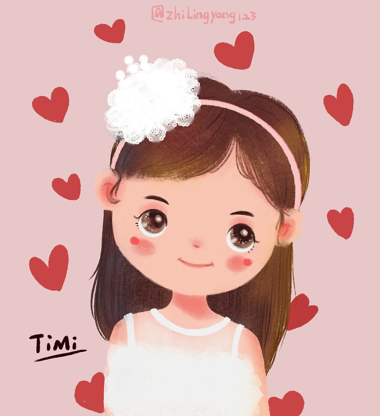 头像约稿（图ZMTc0MDQ5ODYw） - 创作习作 - 站酷设计师插画师杨志玲原创素材 - 站酷ZCOOL