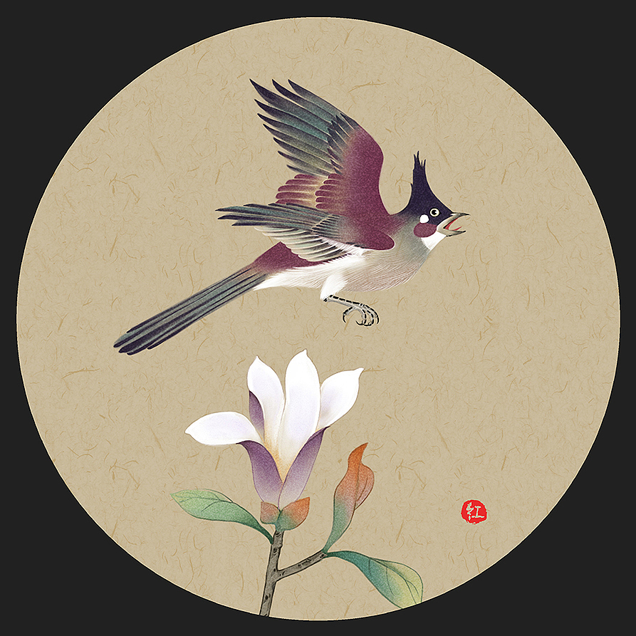 工笔花鸟（图ZMTk4NzYyMTky） - 商业插画 - 站酷设计师果冻文化工作室原创素材 - 站酷ZCOOL