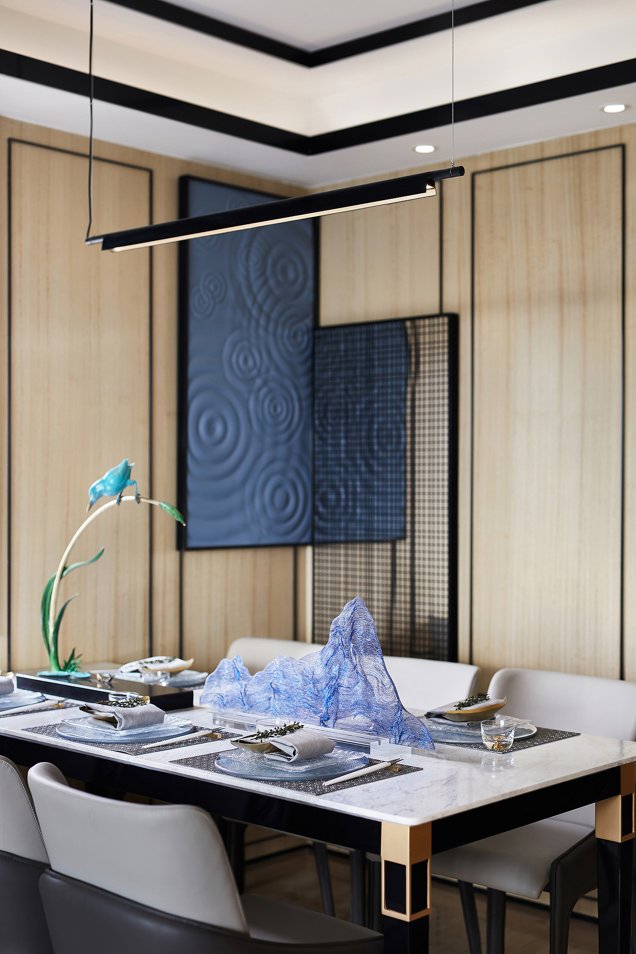 自然与生活的自由艺术观景而自在观境则舒惬的家居空间