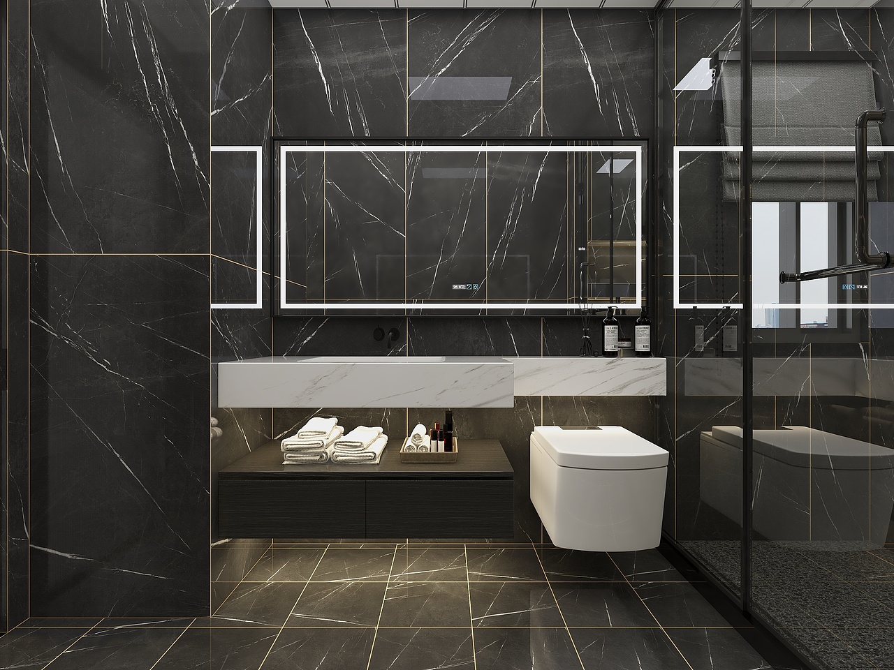 四川岳池龙湖观澜(115平方现代轻奢三居室)