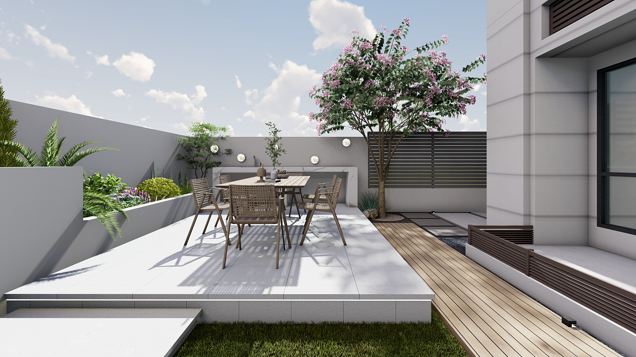 现代庭院（图ZMzU1OTEwMjk2） - 景观设计 - 站酷设计师瑜喻渝榆原创素材 - 站酷ZCOOL