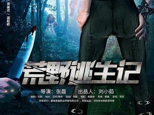 第一次与电影结缘，给朋友设计电影海报，荒野逃生记