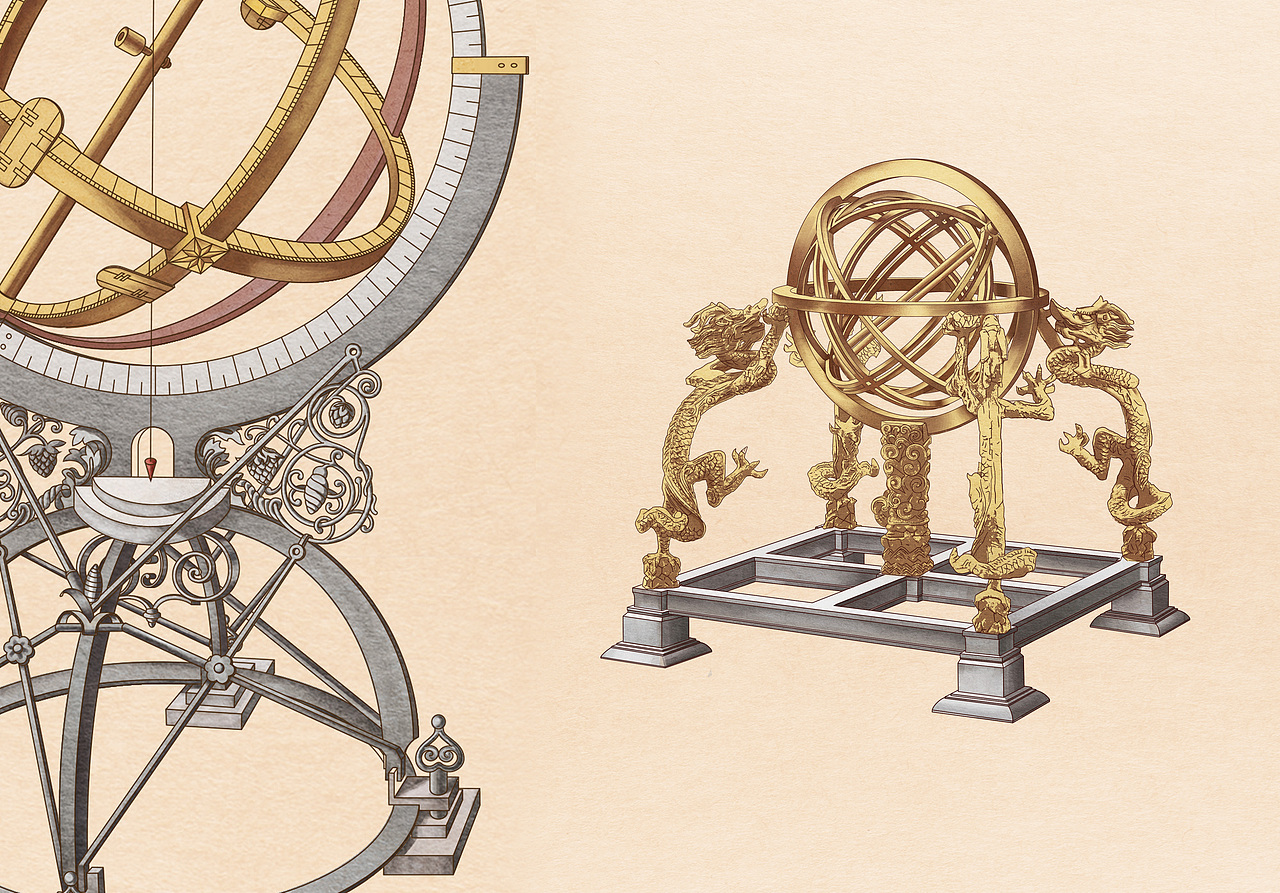 诺贝尔奖获得者 李政道《对此与不对称》科普插画