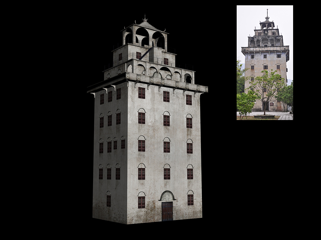 就是让子弹飞里面黄四郎住的那个地方