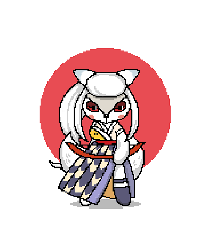 像素风格—阴阳师白狼&一些练习