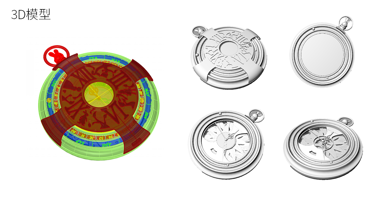 毕业作品-爱丽丝梦游仙境主题怀表