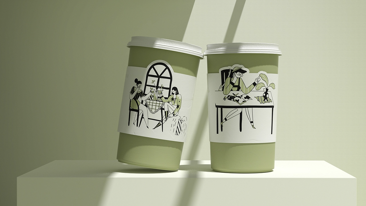 纤语轻食品牌设计