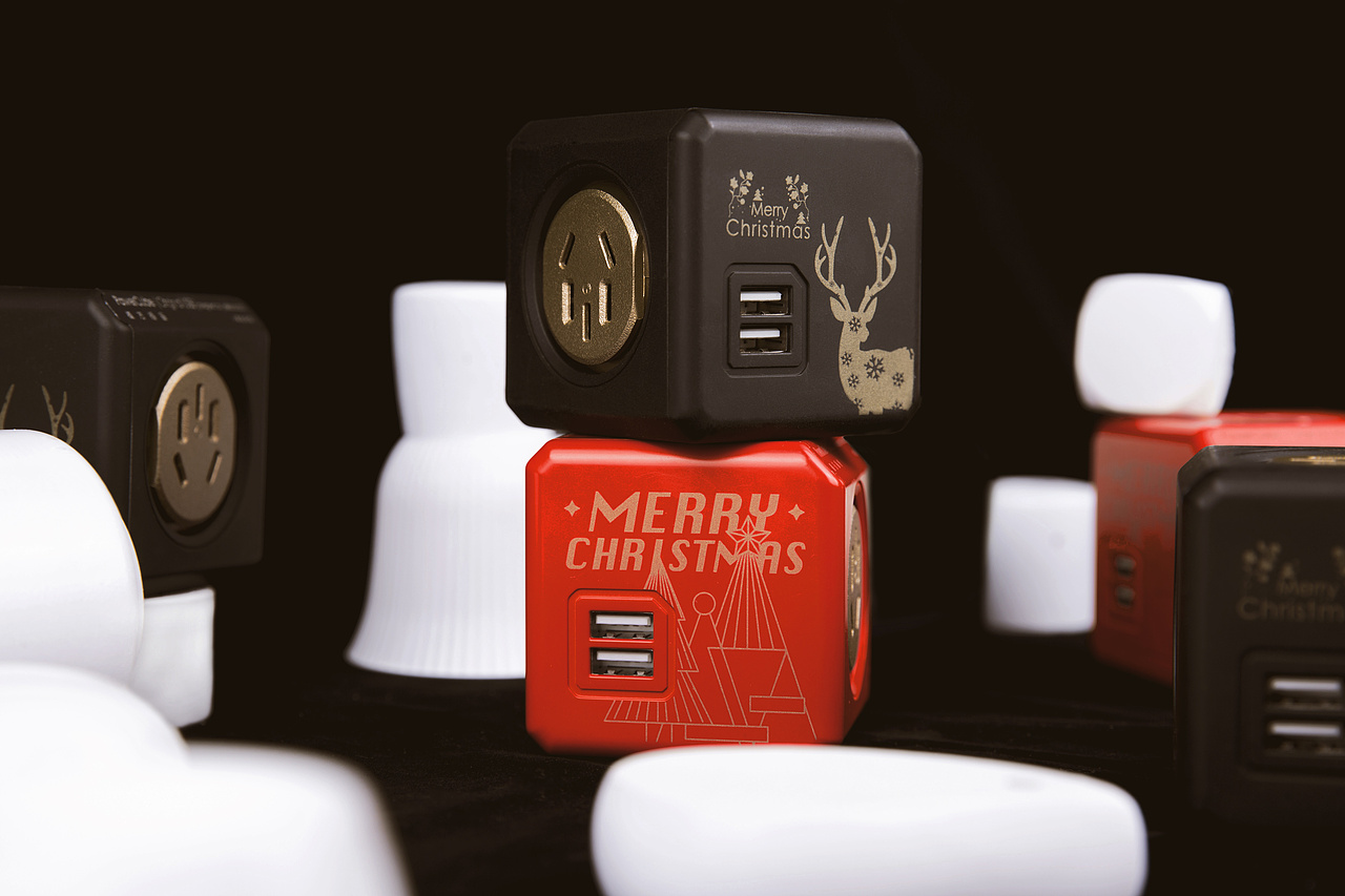 模方插座圣诞定制款（图ZMTAwNTUxODY0） - 包装 - 站酷设计师不多READO原创素材 - 站酷ZCOOL