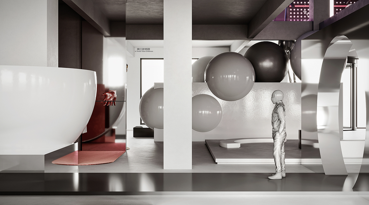 in-Tricolor ：解构经典与陆离配色，引领科幻未来风潮（图ZMjY5MDEzMDc2） - 商业空间设计 - 站酷设计师映三色视觉表现原创素材 - 站酷ZCOOL