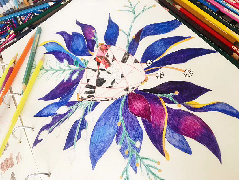 历时几日的画终于完工