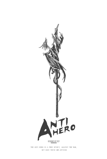 百图斩之SLOGAN 设计：ANTI HERO！！！（第八十四斩）（图ZMzQzMDY5NDg=） - 游戏UI - 站酷设计师tdzy原创素材 - 站酷ZCOOL