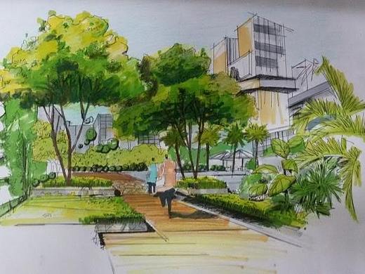 16年園林景觀手繪（個(gè)人主頁-ZNDg3ODc5NjA=） - 其他 - 站酷設(shè)計(jì)師zwh張文華原創(chuàng)素材 - 站酷ZCOOL