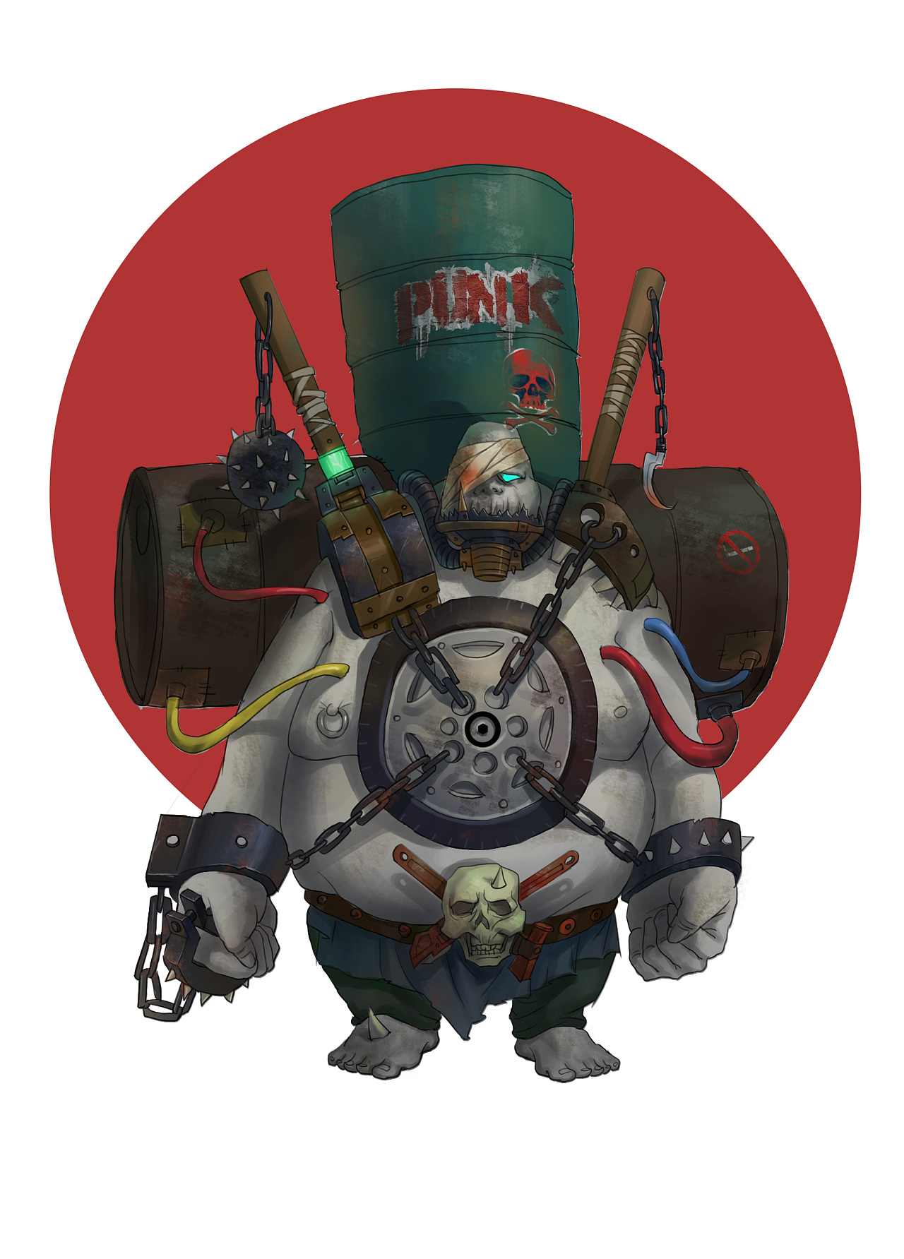 练习‖一组废土角色设计