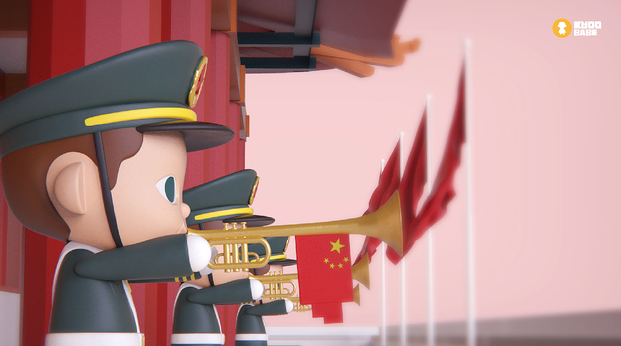 献礼祖国70周年 KUOO BABE 国潮公仔