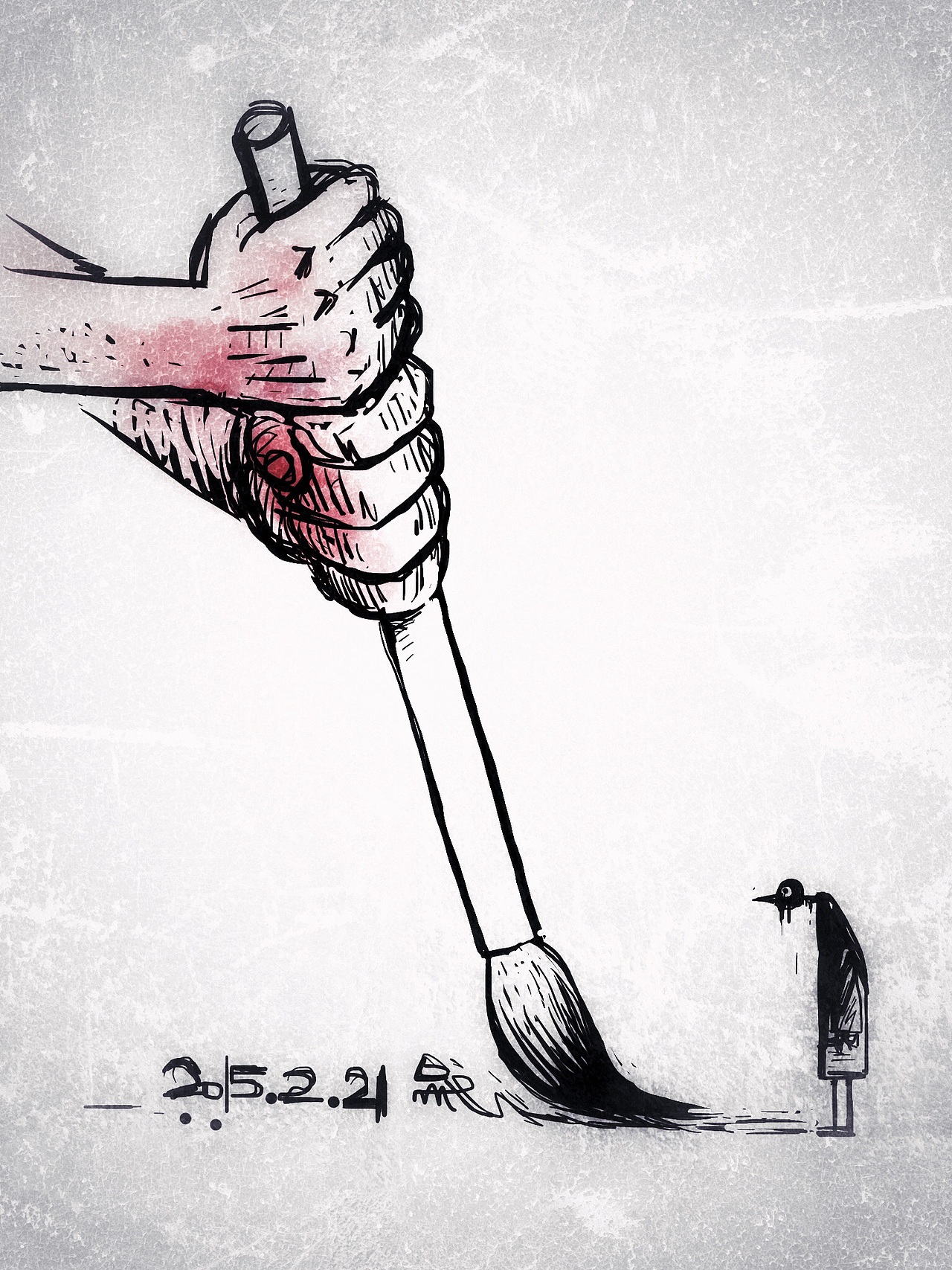 2月21日 br>所有我们不顺眼的影子里,都住着自我厌恶的自己.