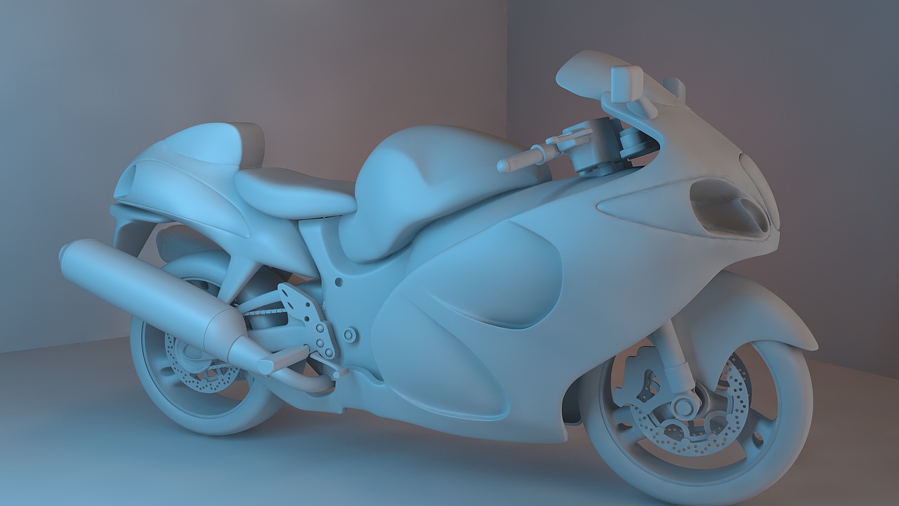 摩托车（C4D）（图ZODEwMzQ0NDg=） - 机械/交通 - 站酷设计师智豪仔原创素材 - 站酷ZCOOL