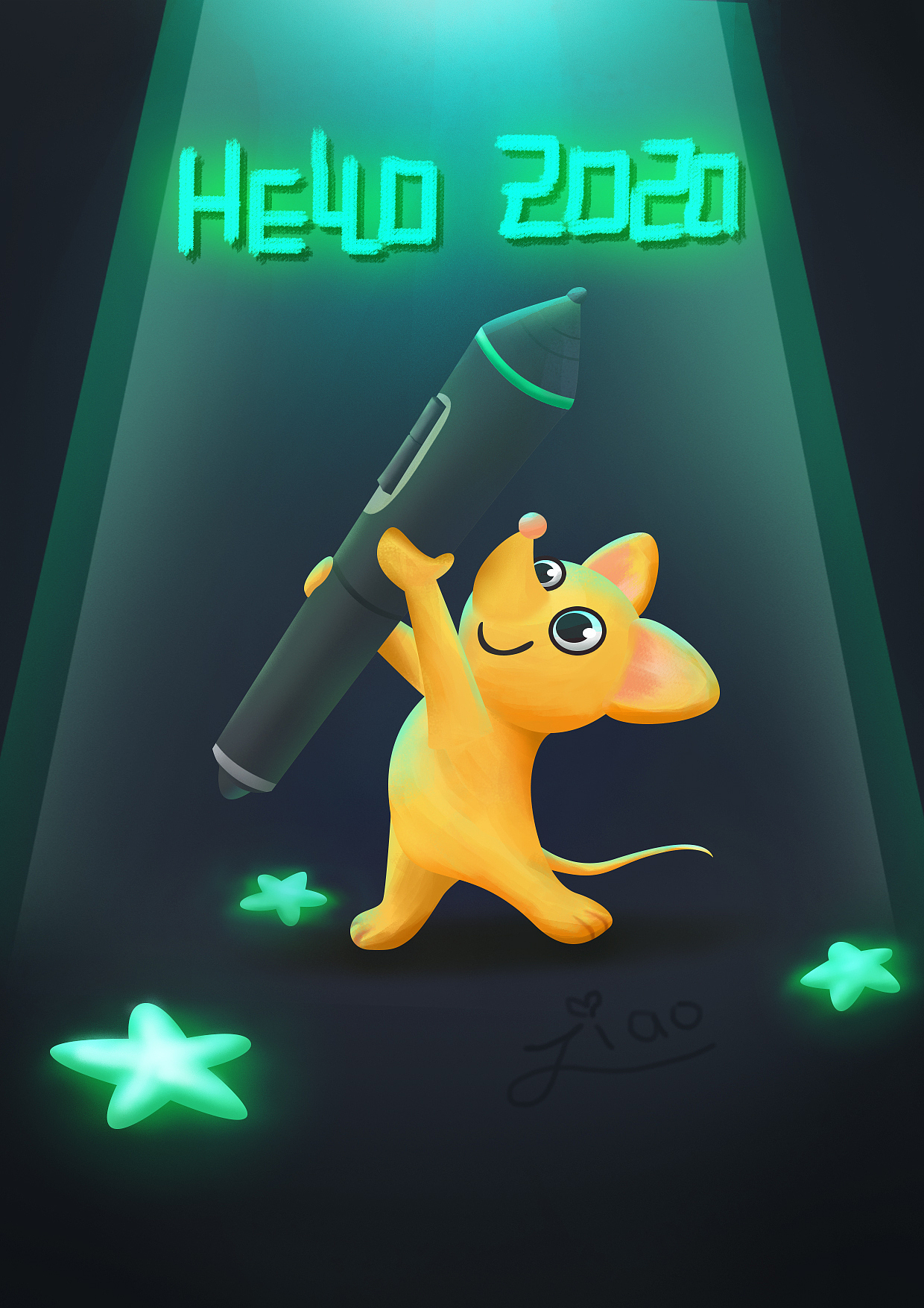 原创插画--2019部分合集--2020！加油加油！（图ZMTkzMjg2OTY0） - 创作习作 - 站酷设计师籽晓原创素材 - 站酷ZCOOL