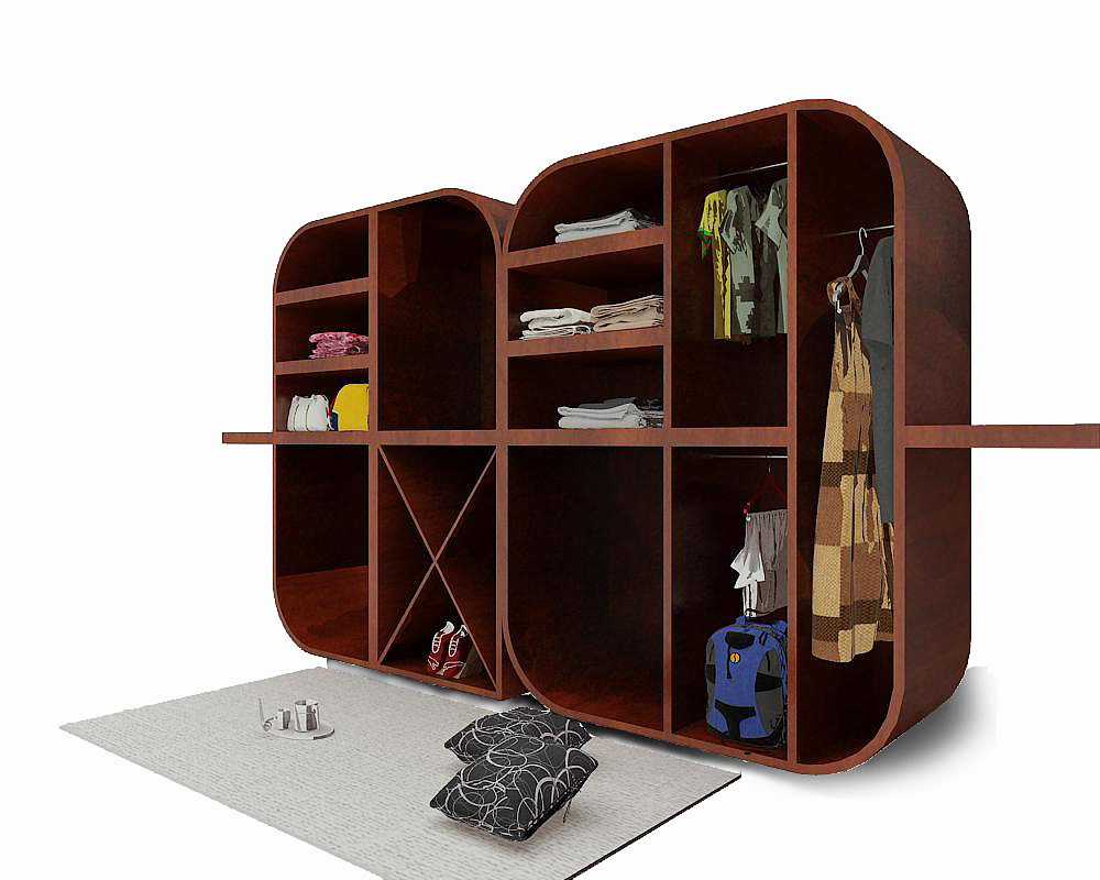 设计 而设计的衣柜