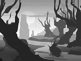 近期一些黑白構(gòu)成練習(xí)